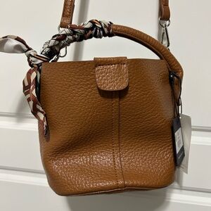 Elegant Brown Leather Handbag